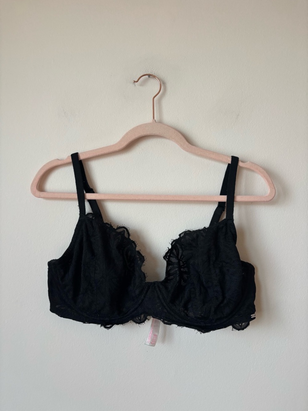 PINK Unlined Lace Bra 36DD